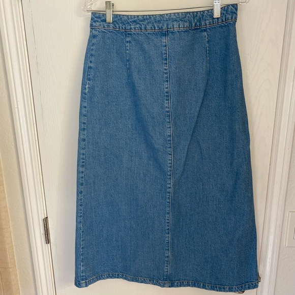 ASOS denim midi skirt - Picture 3 of 8